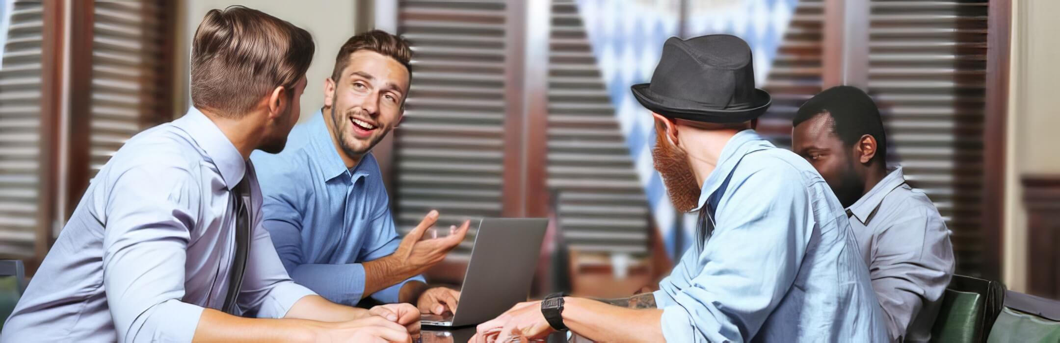 Group of Men discussing something