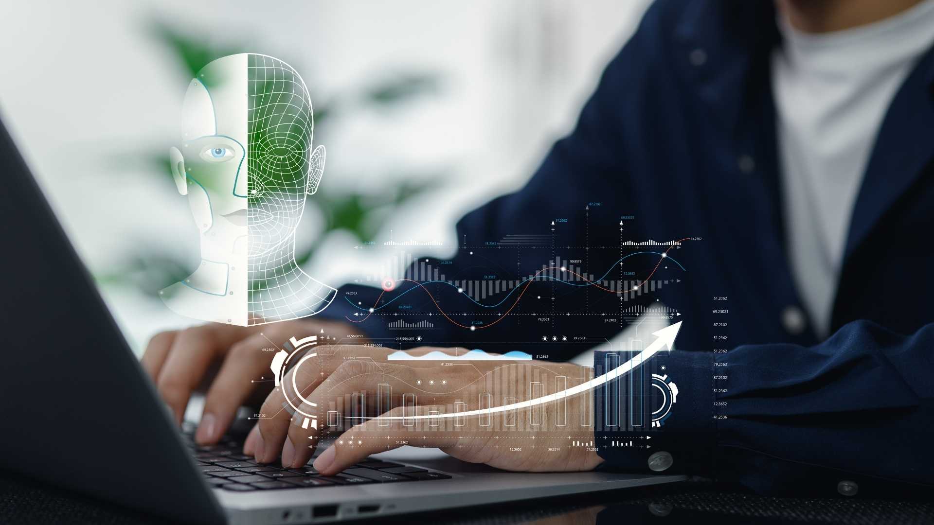 Ai technology assisting a content writer