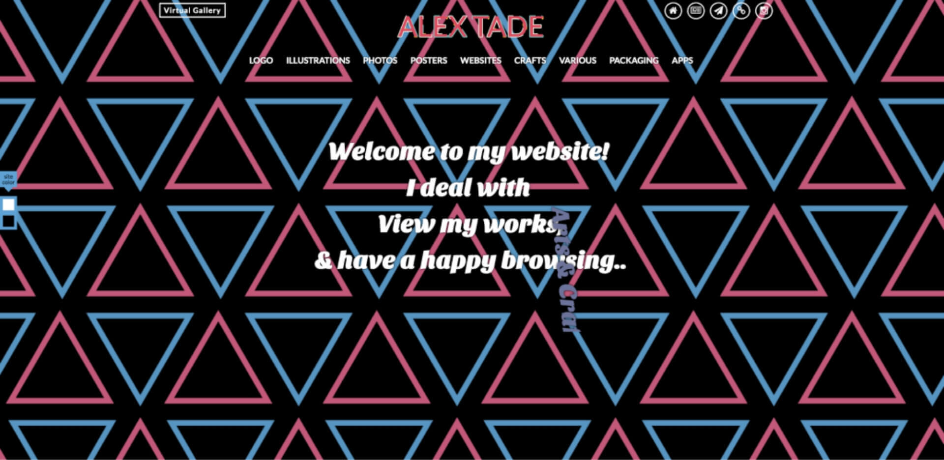 Alex Tade website