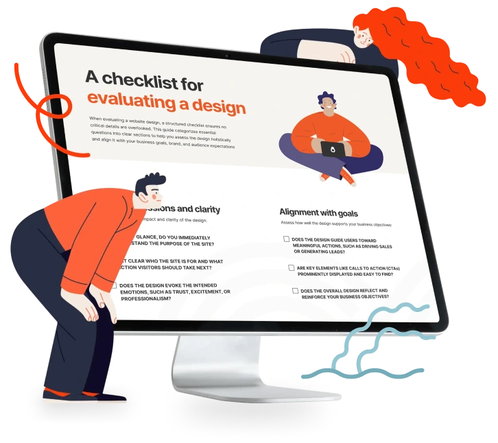 Animated of checking checklist