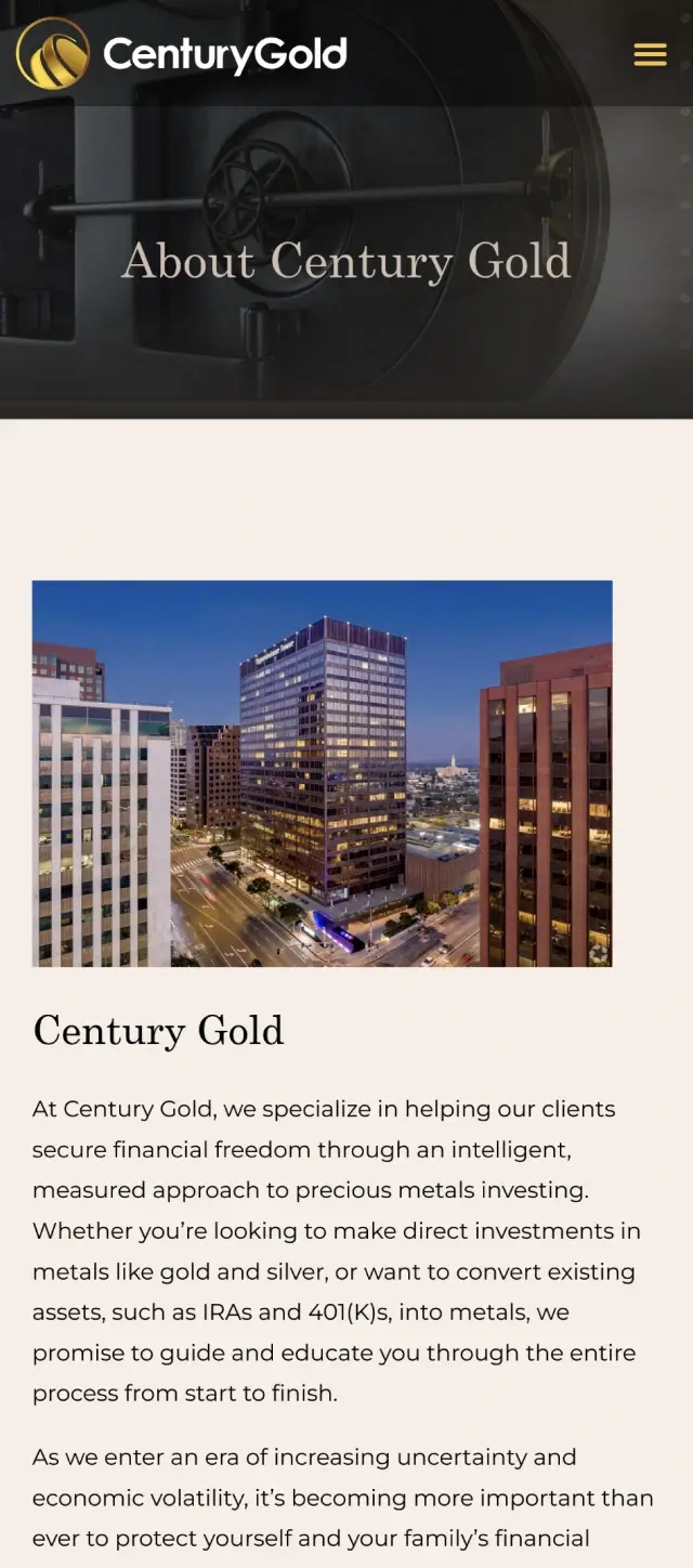 Century Gold innerpage