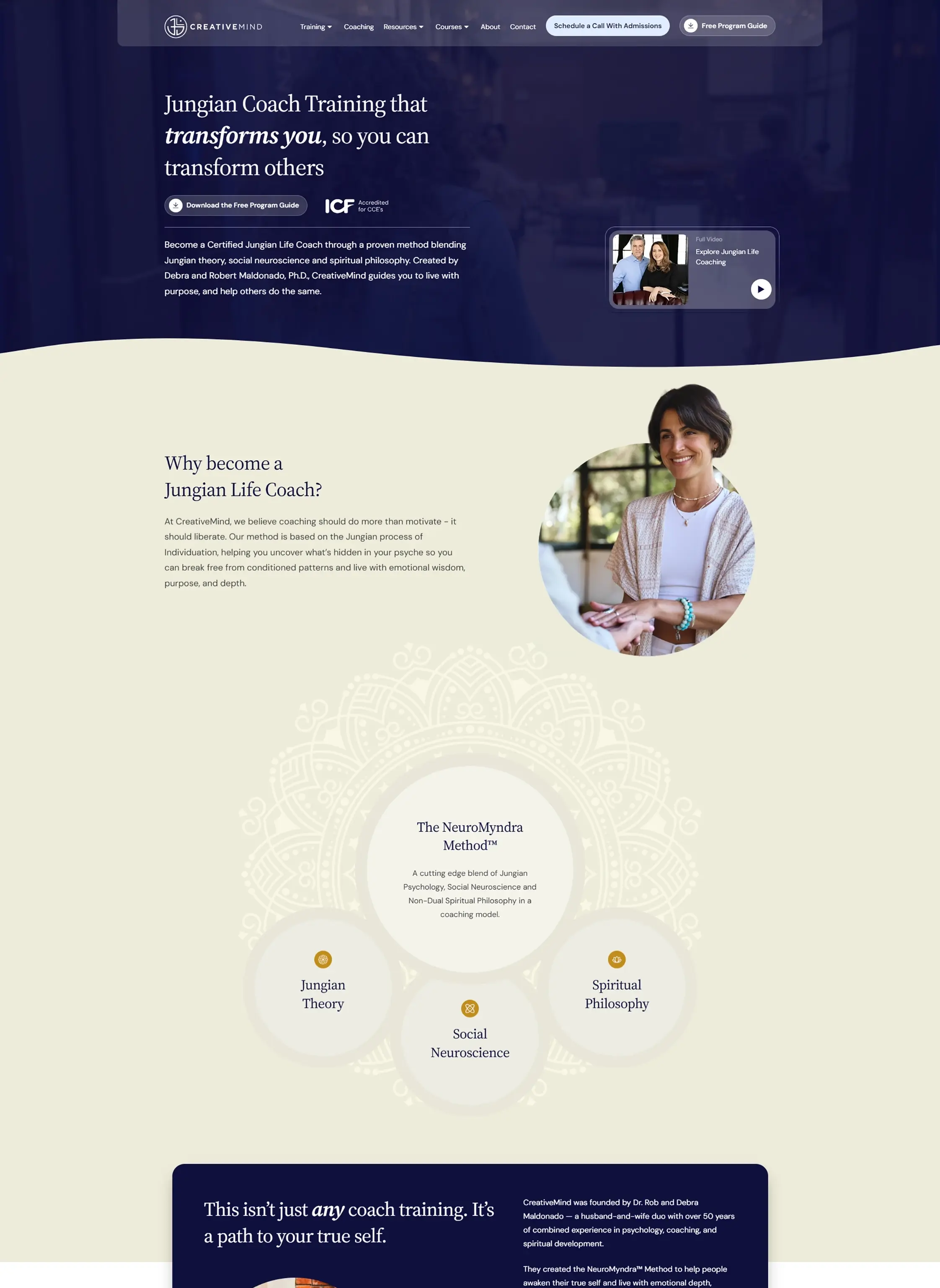 CreativeMind Website Homepage Featured