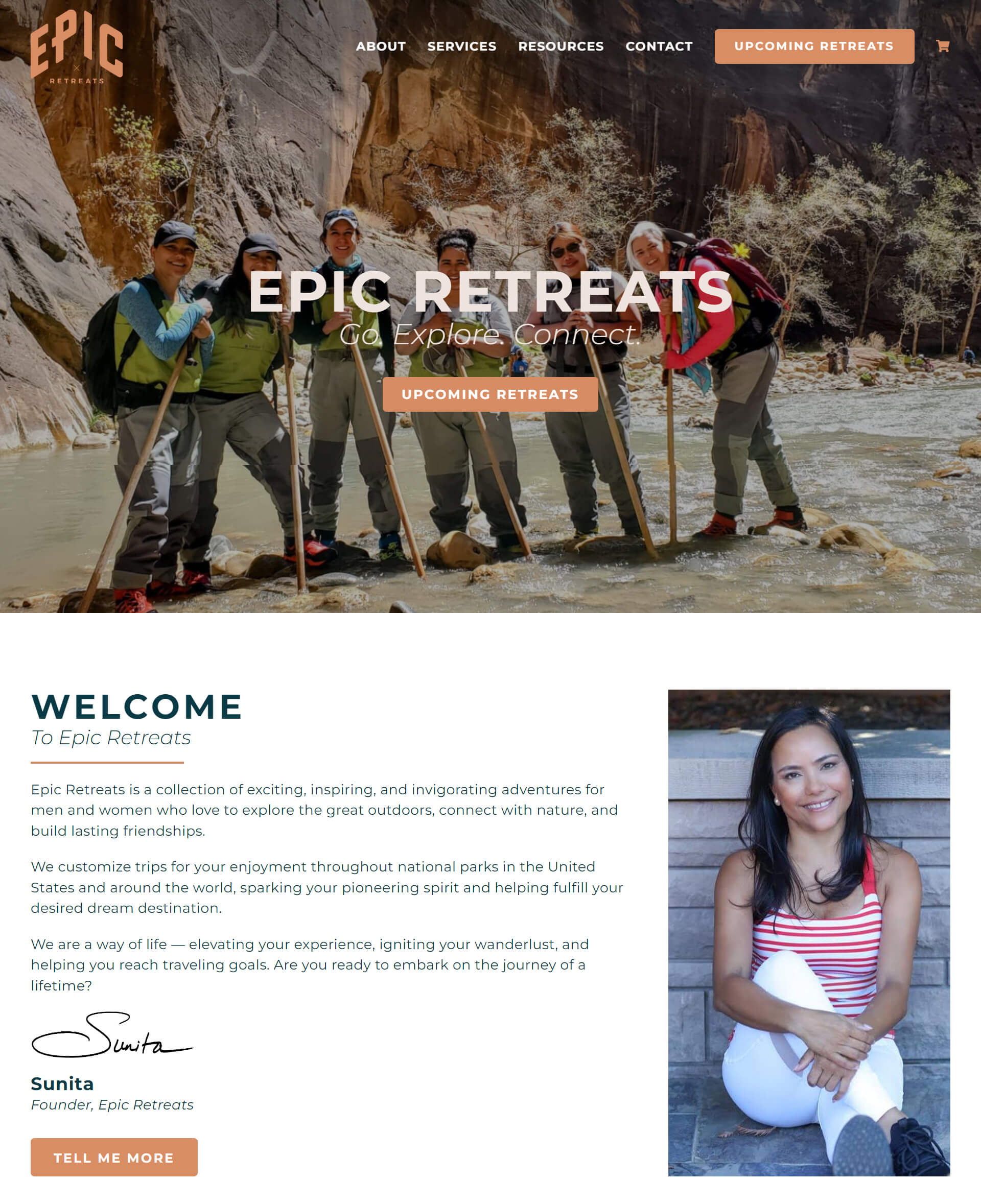 Epic Retreats Home Page 20230919 221528