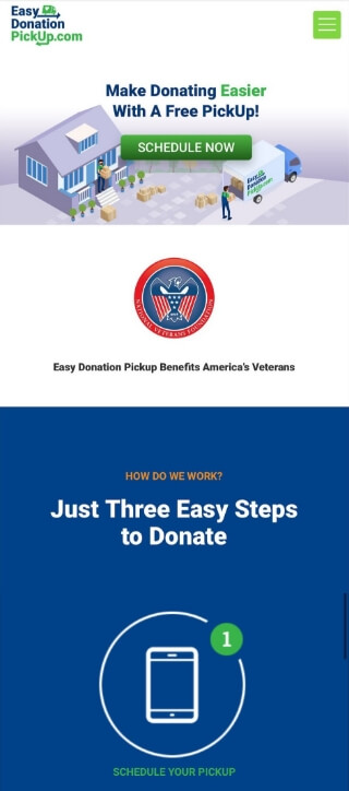 Free Donation Pickup Homepage