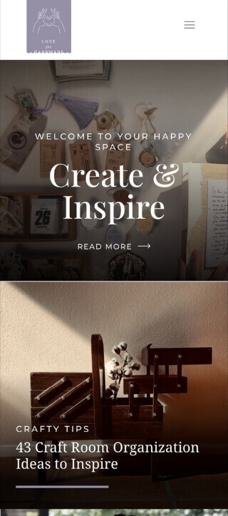 Love for Handmade Homepage
