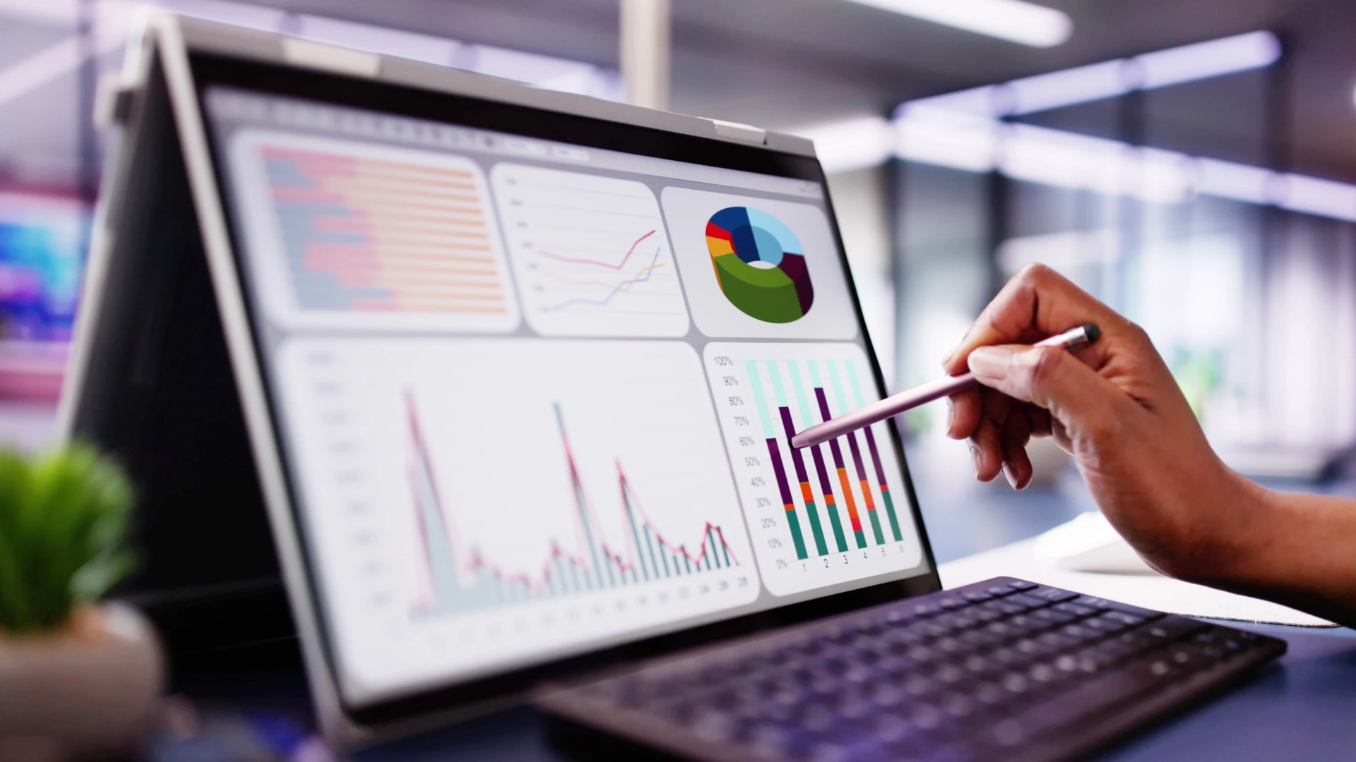 Measuring data using graphs