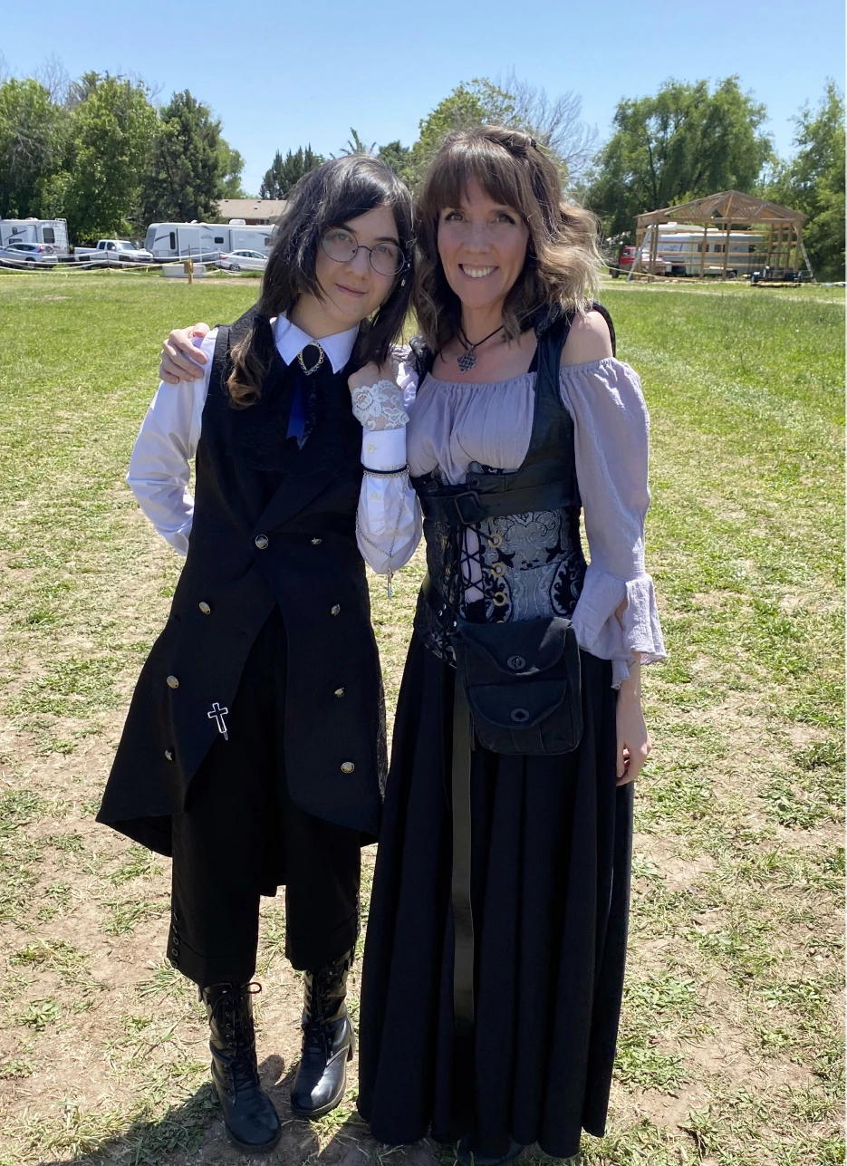 Michelle and her daughter