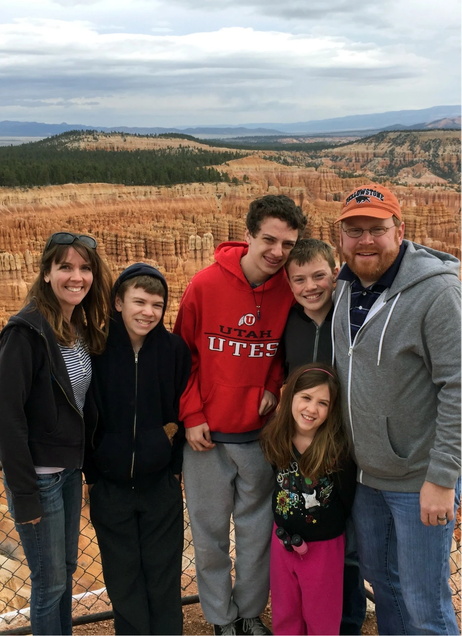 Michelle and their family