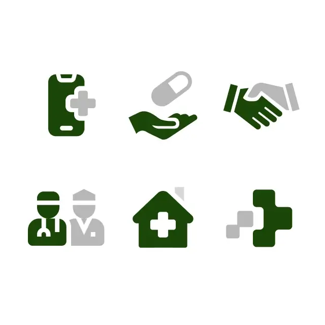 Oak Concierge Medicine icon list