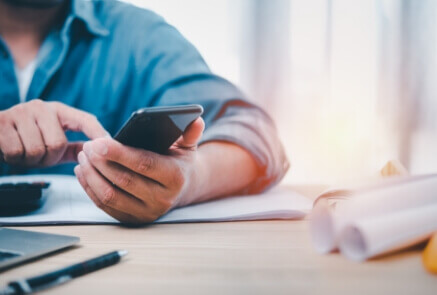 Man Using Phone