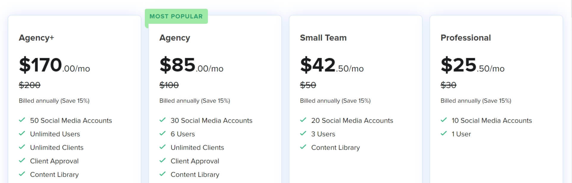 SocialPilot Pricing