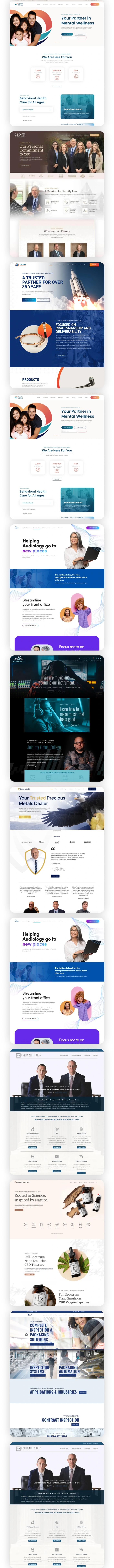 Website showcase mobile