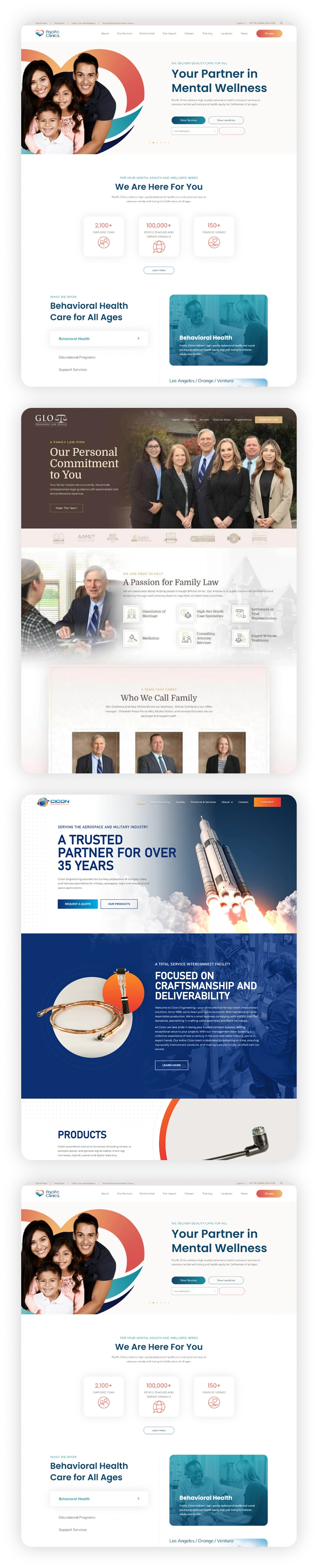 Website showcase