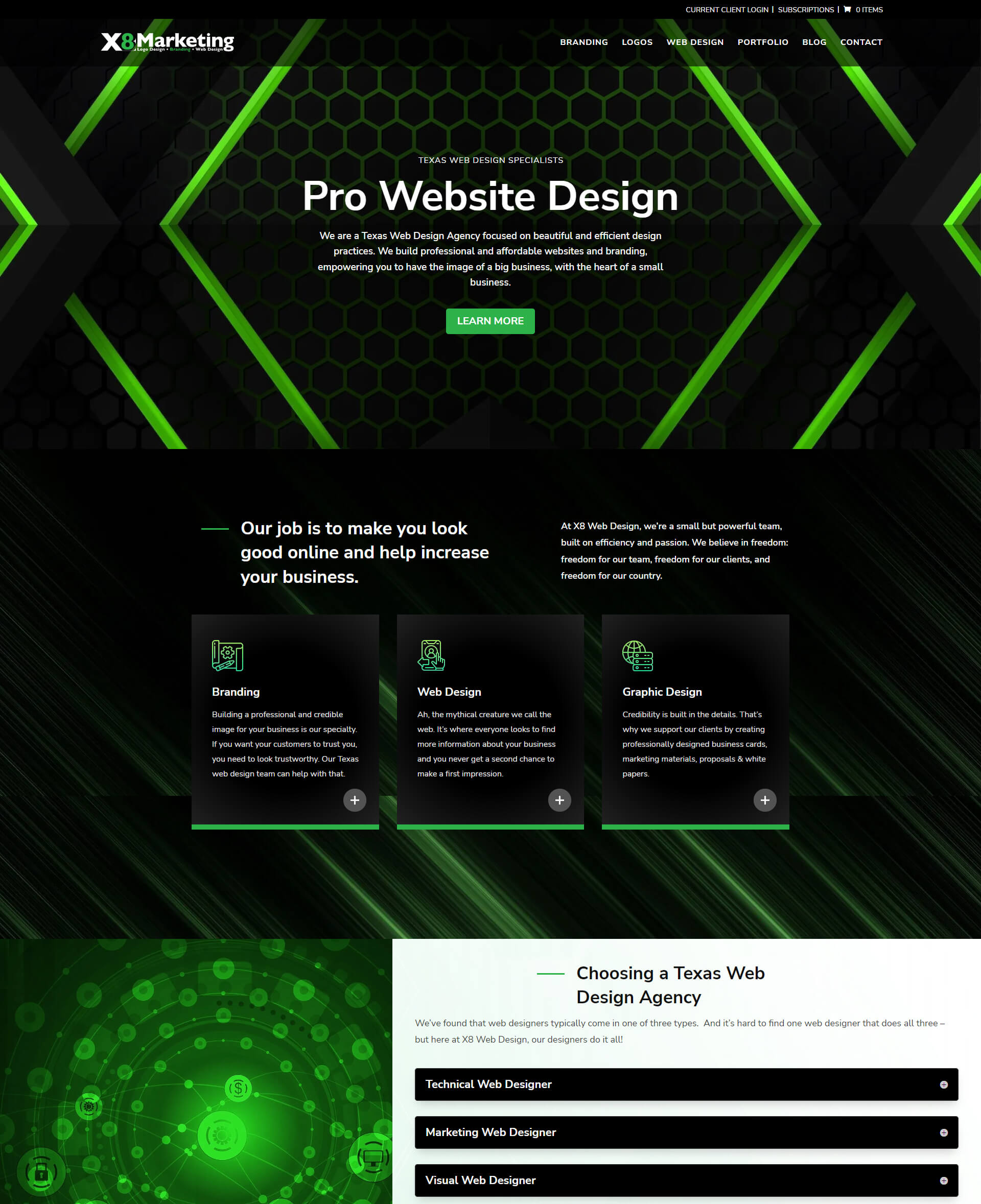 X8 Marketing Home Page 20230920 142324