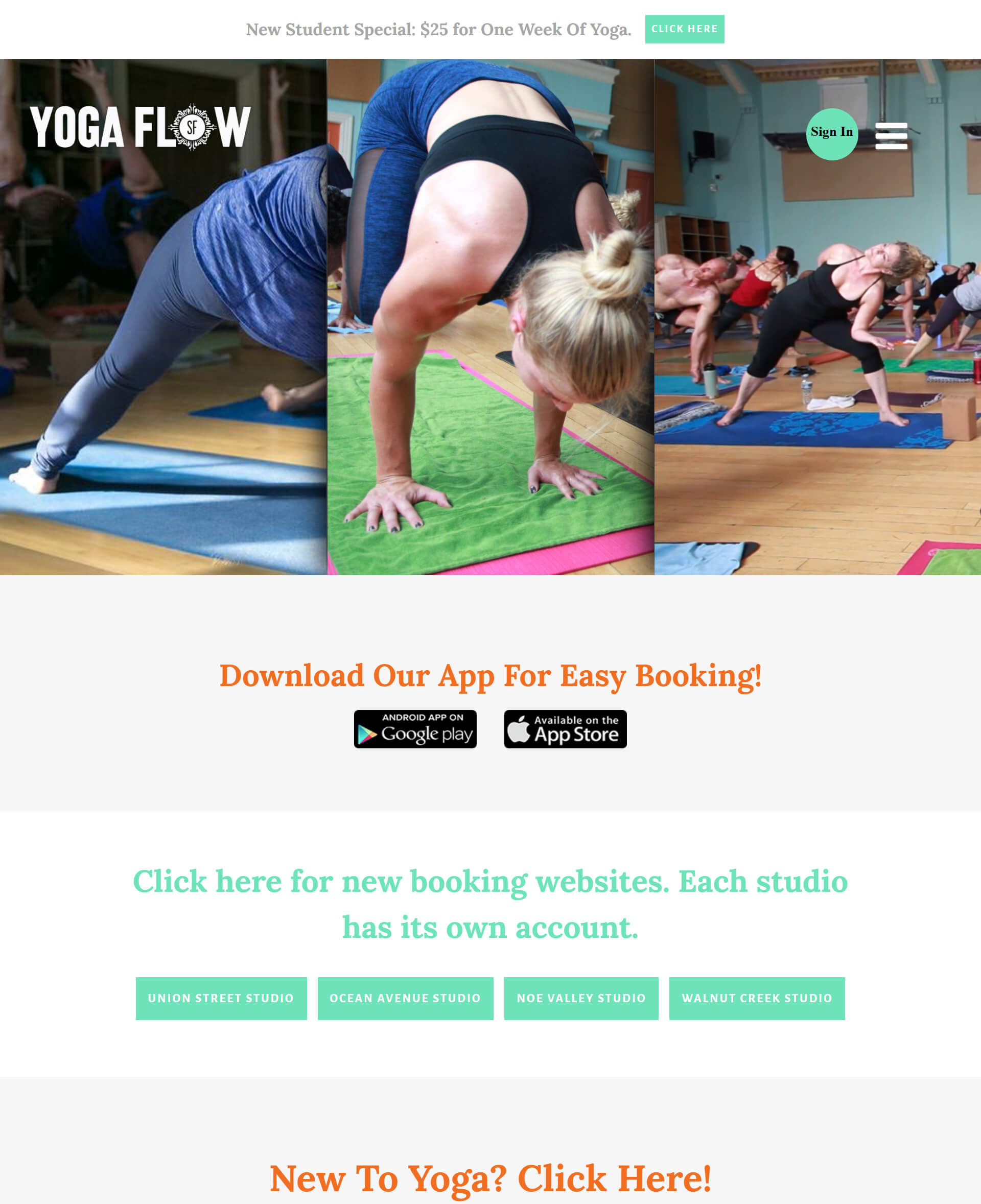 Yoga Flow SF Home Page 20230919 221537