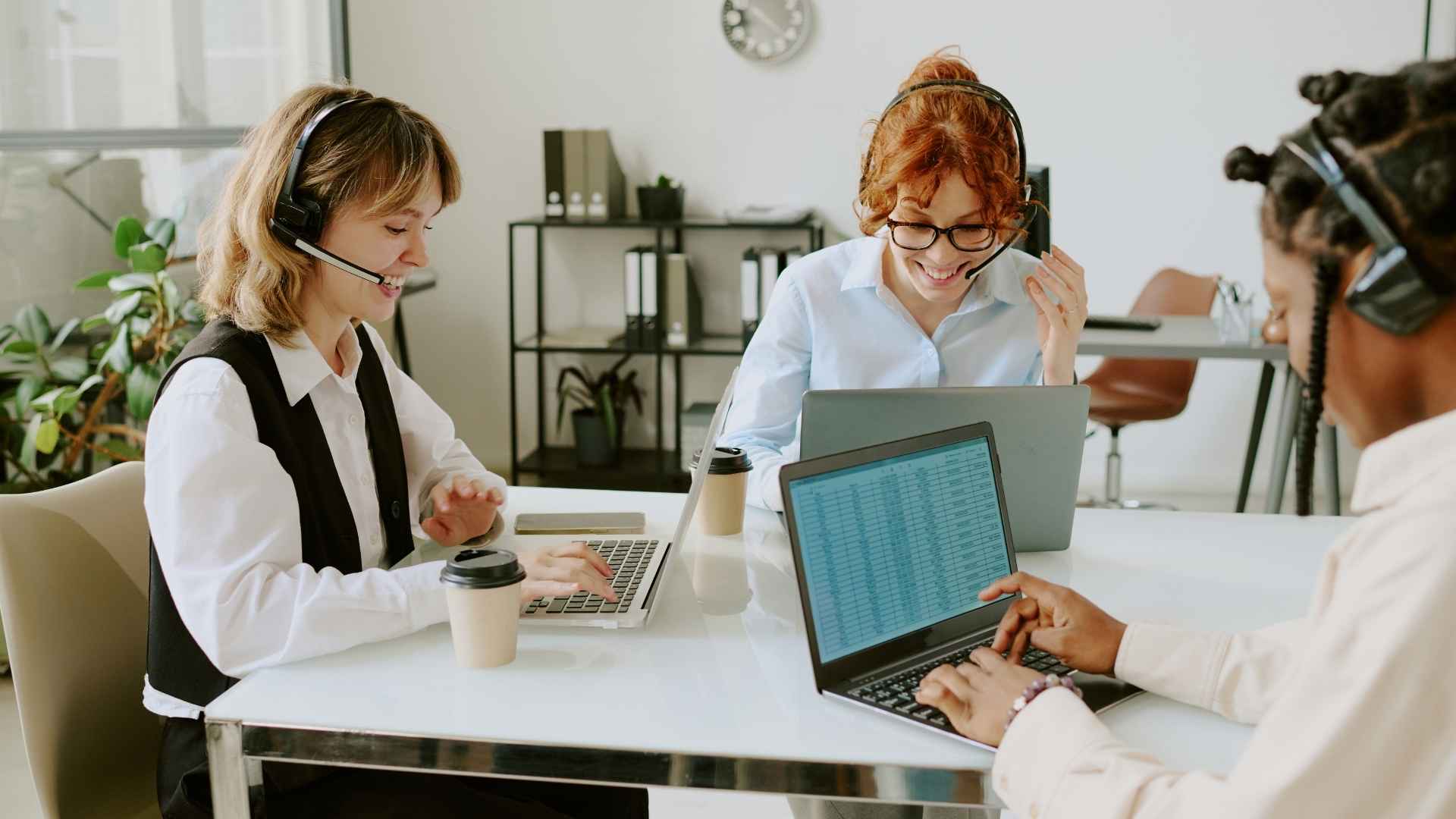agency saving their sales call onto their laptops