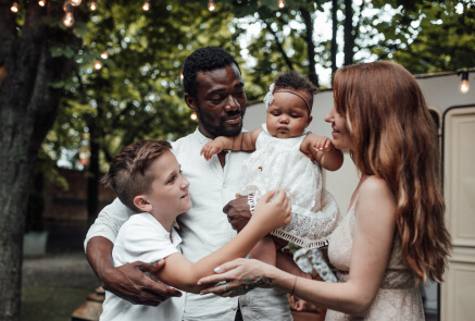 bonding of a happy family