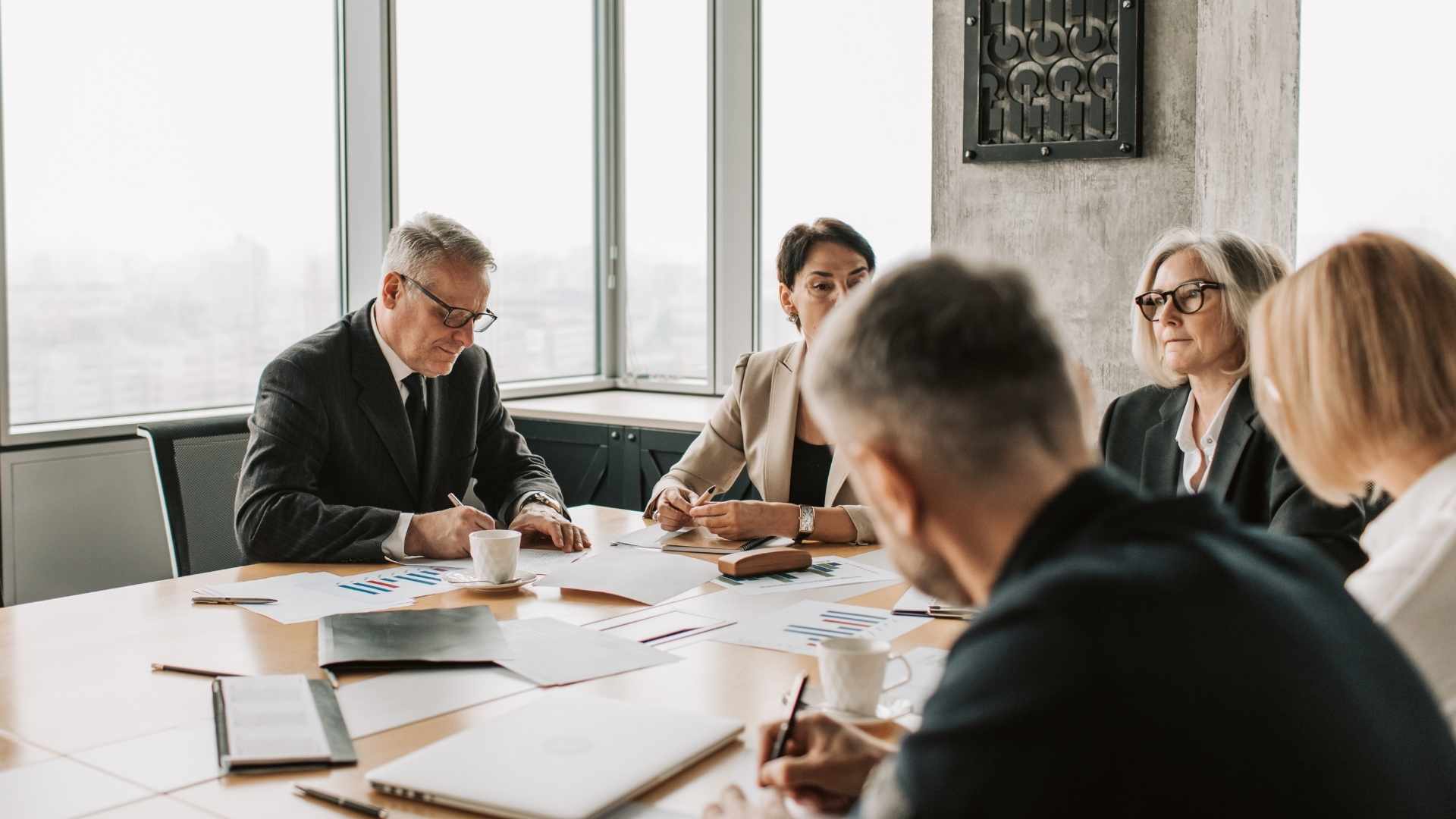 business meeting for a PPC strategy