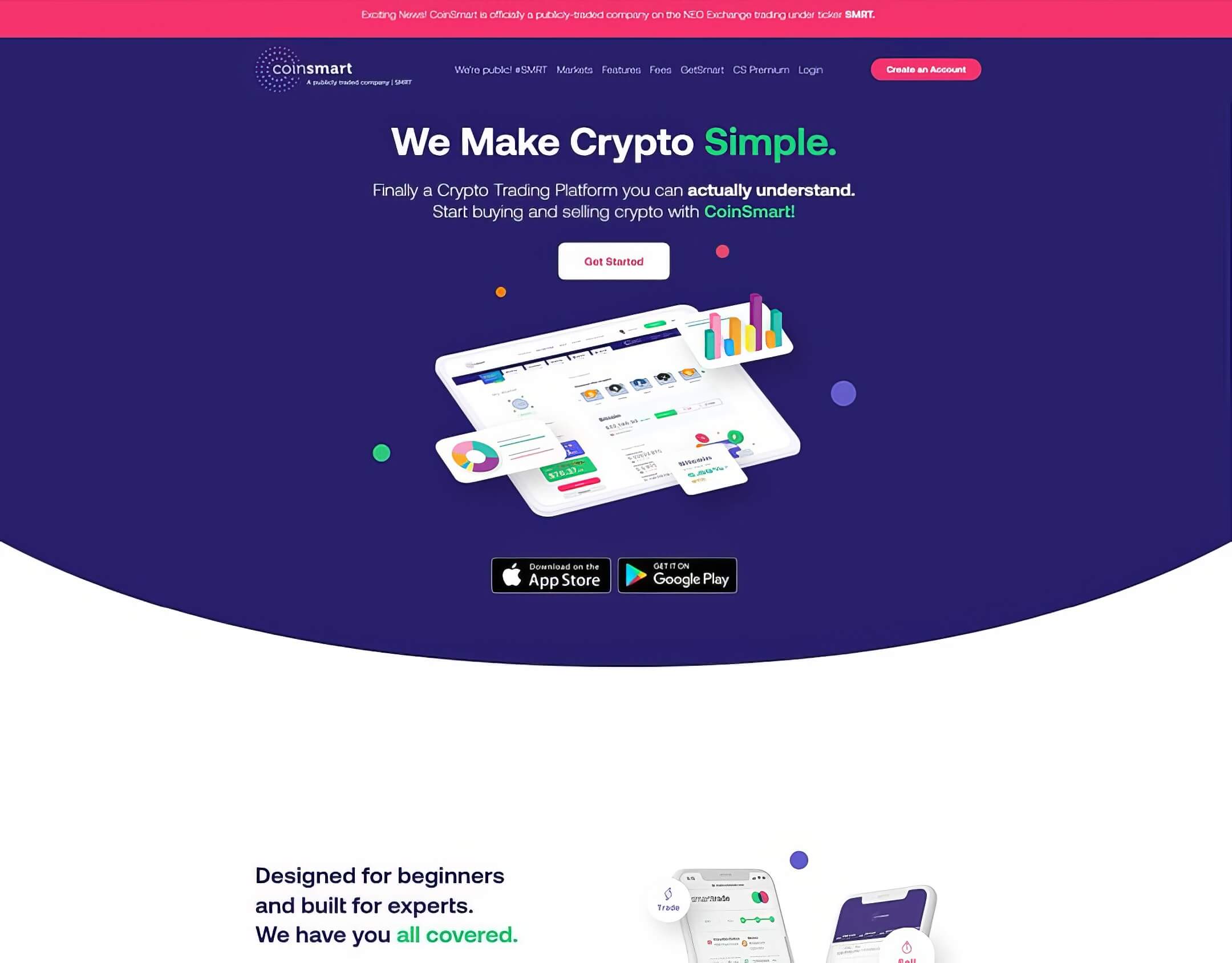 Coinsmart Website