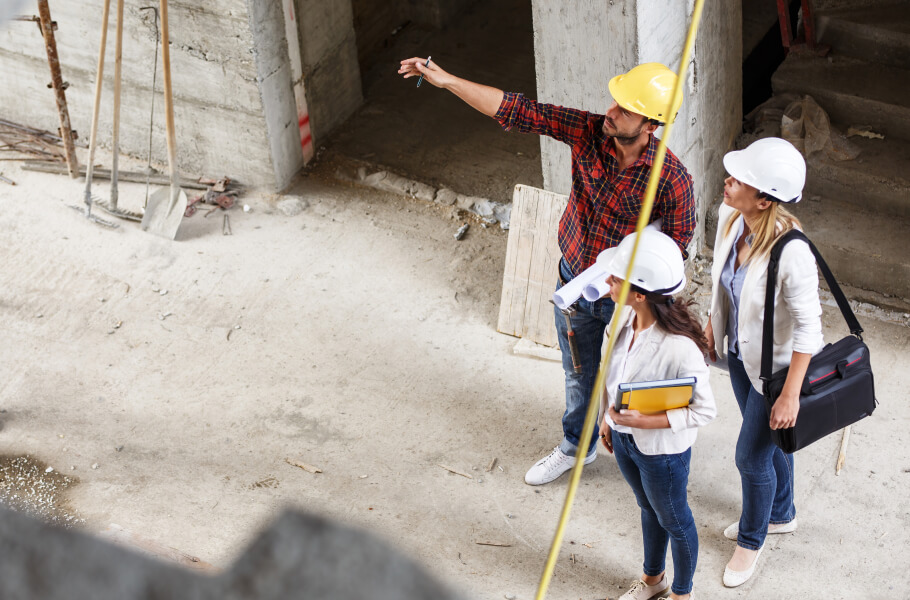 contractors onsite tour