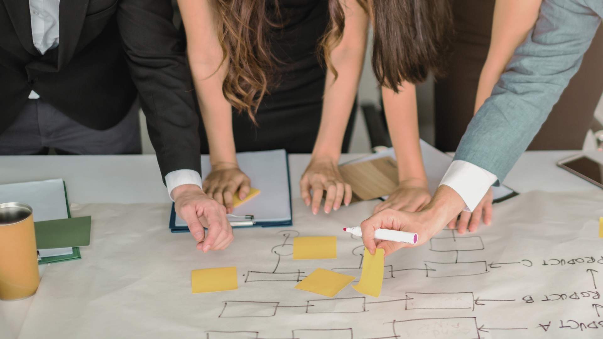 creative agency roadmapping the new strategy