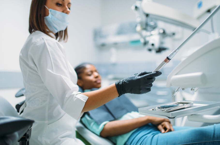 dental procedure on a patient