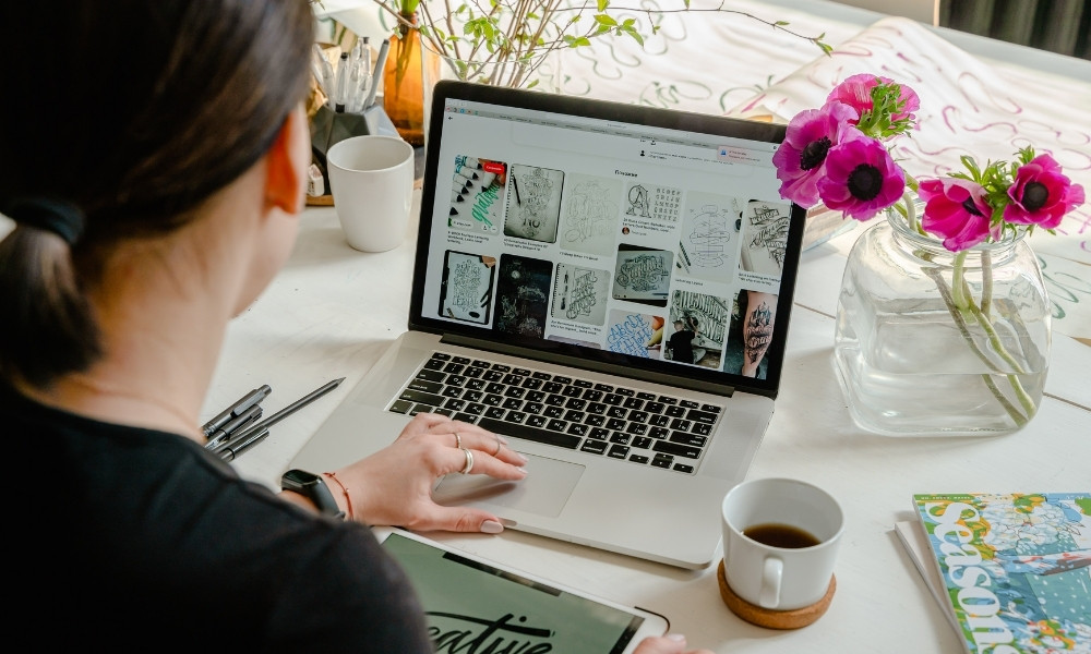 designer picking design inspirations