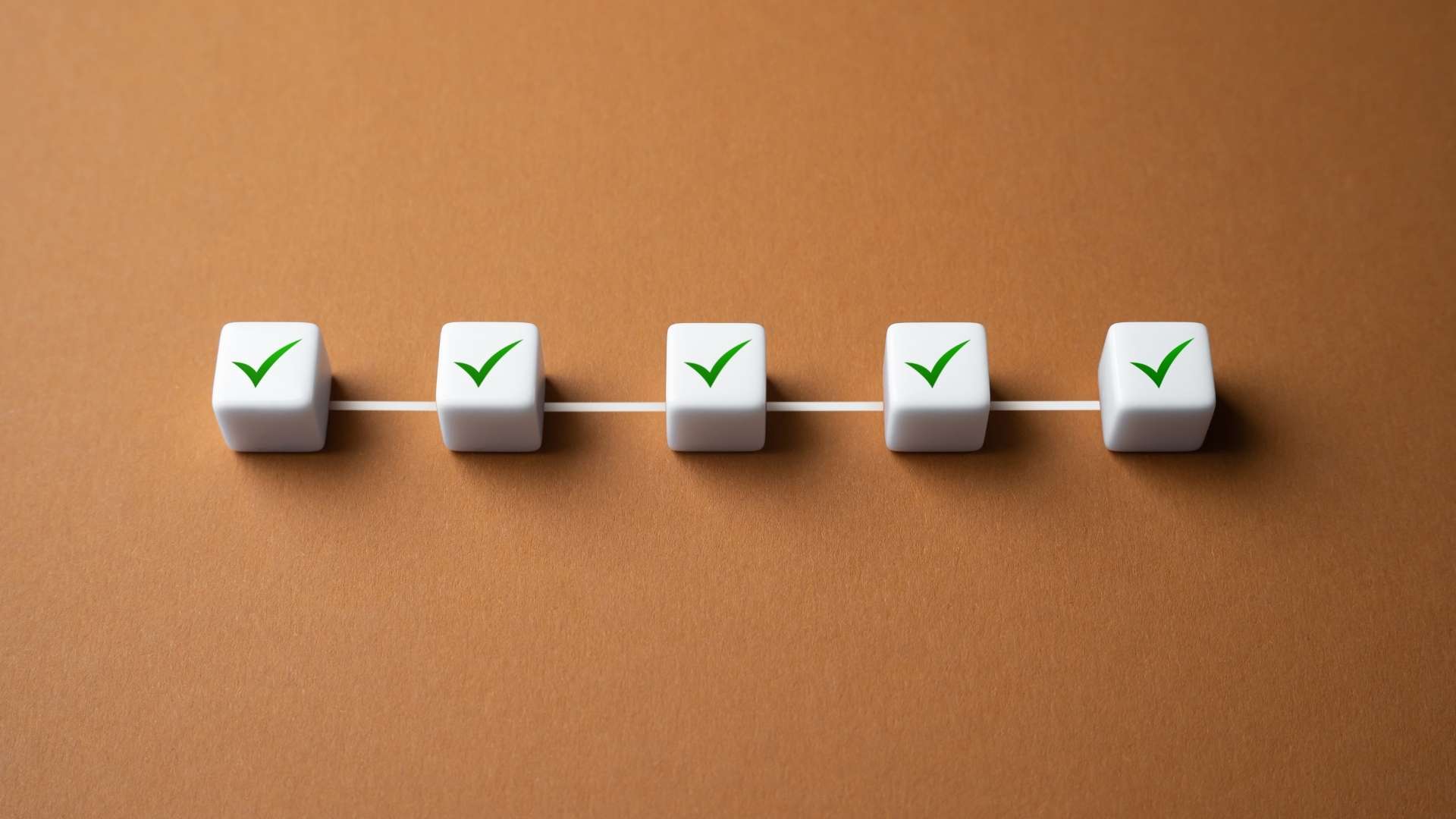 dices with green checkmark