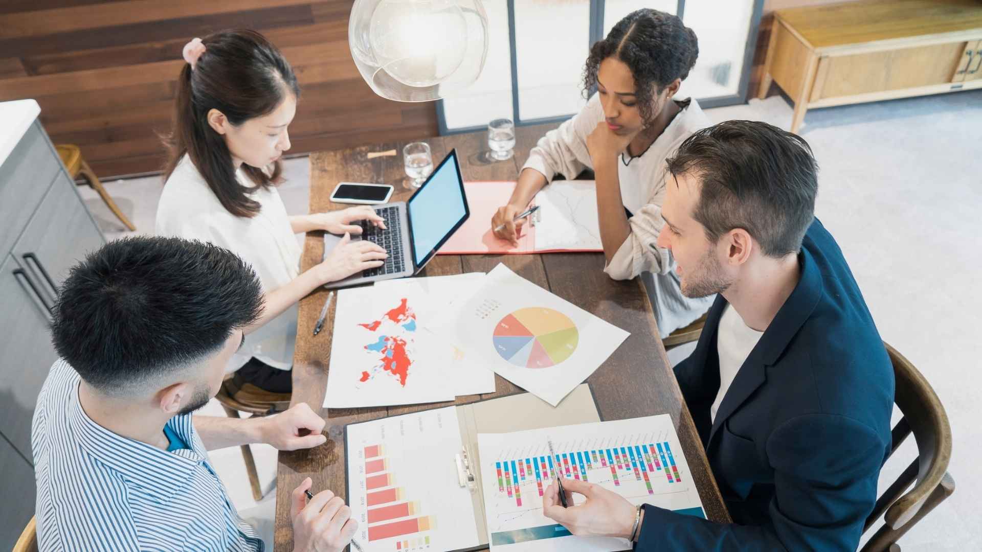 group of people working on the monitoring