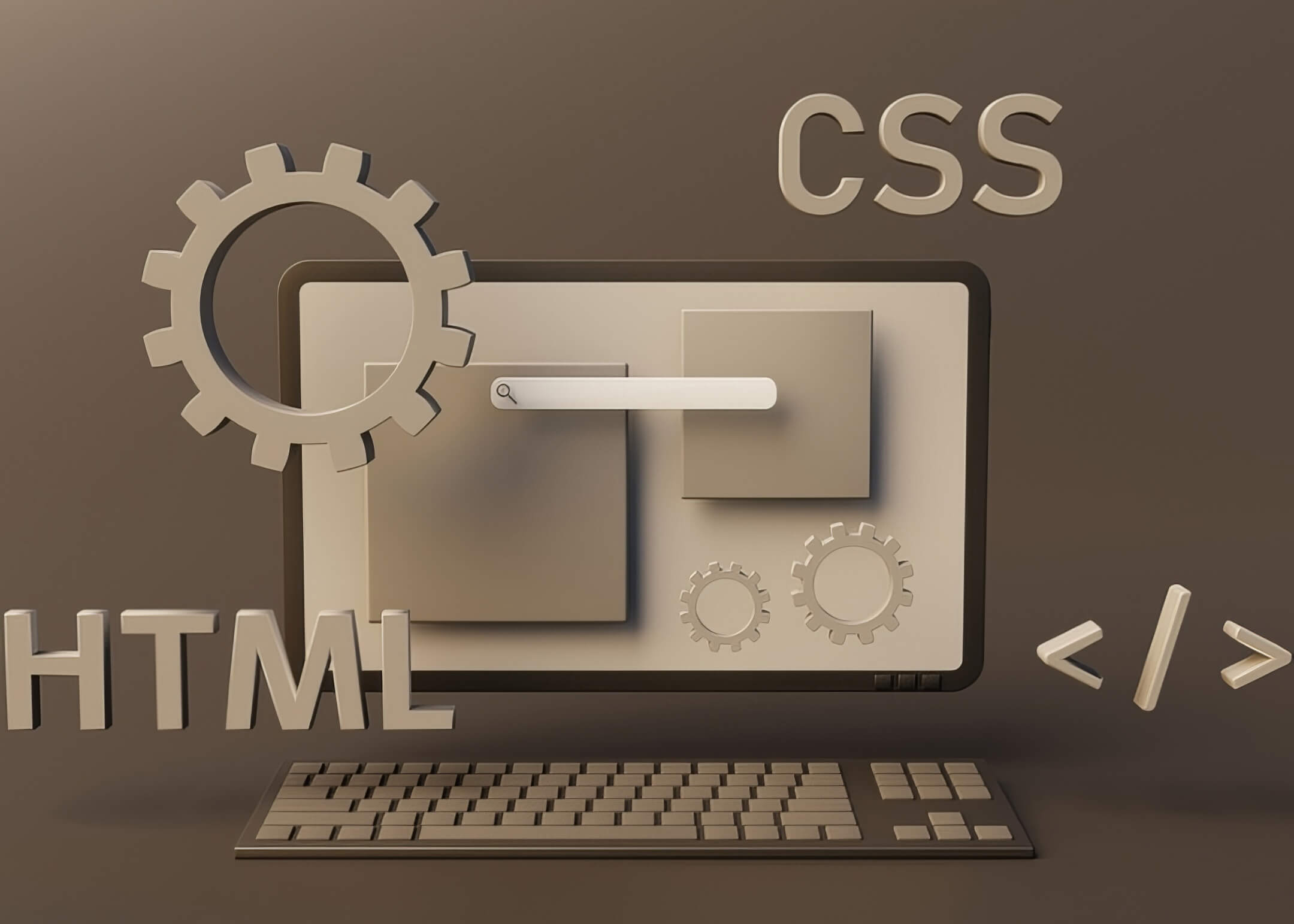 html and css image concept