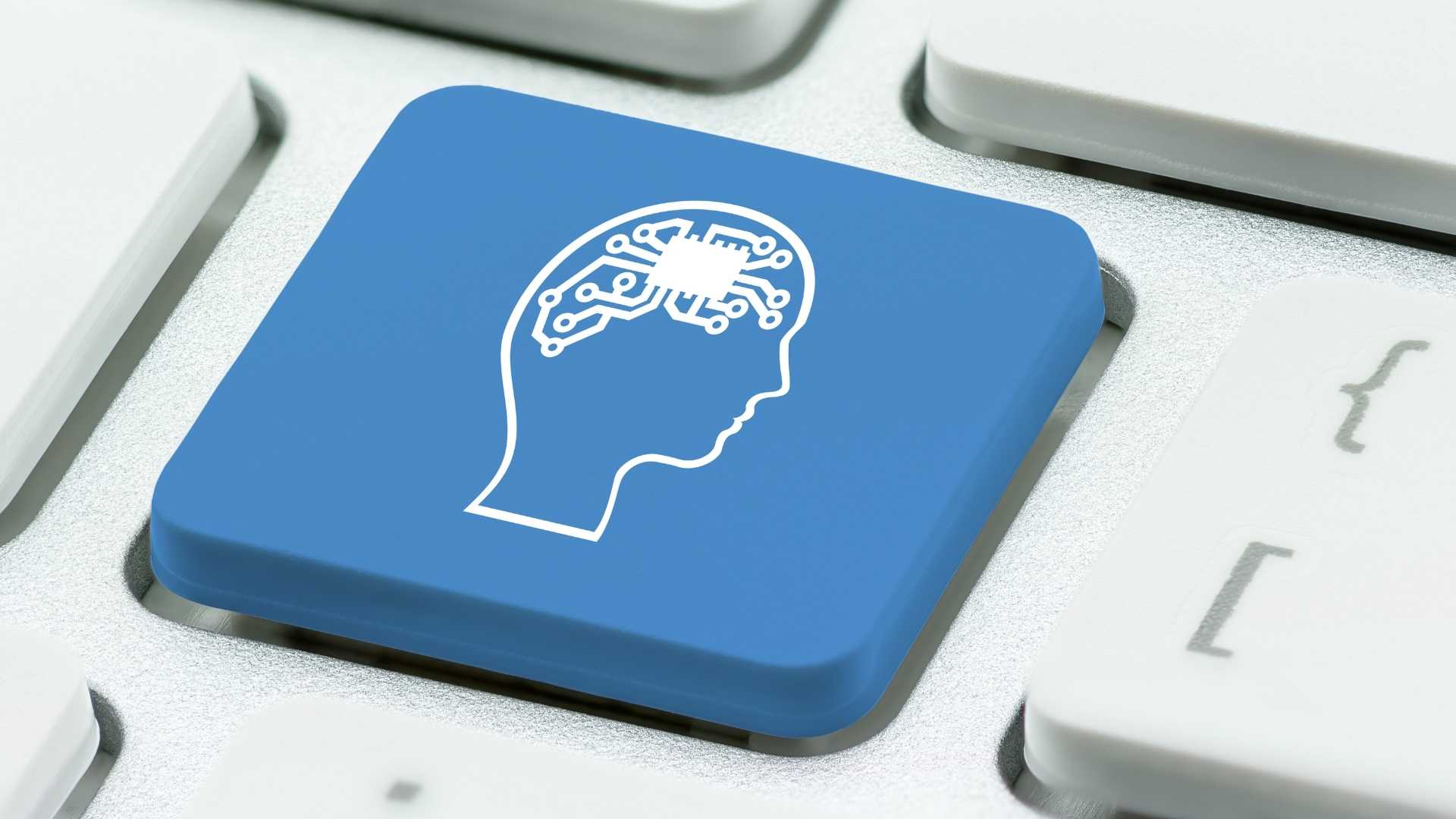 machine learning icon on key caps