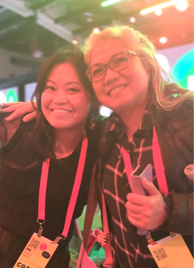 Maria and Francesca at Config 2024