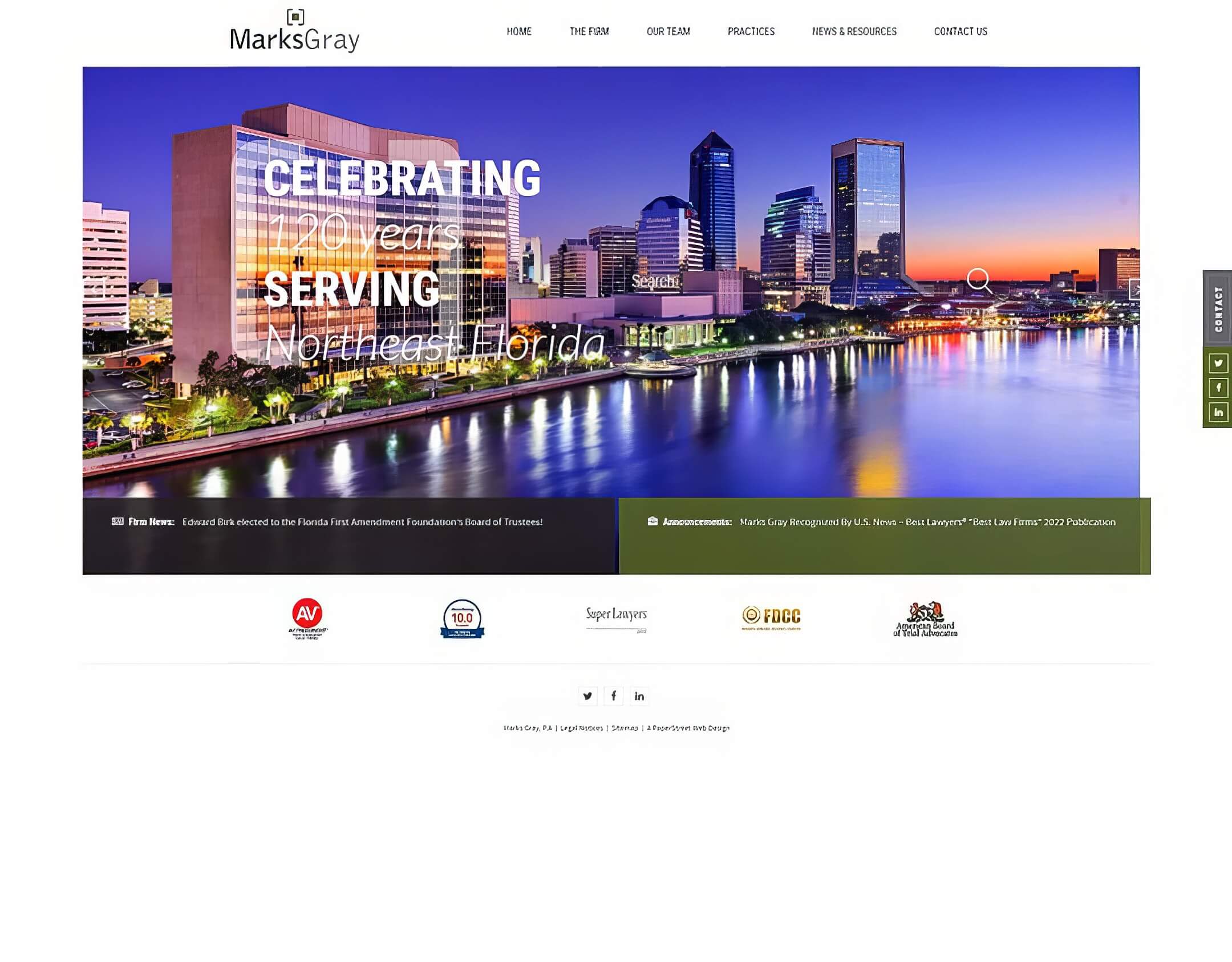 MarksGray Website