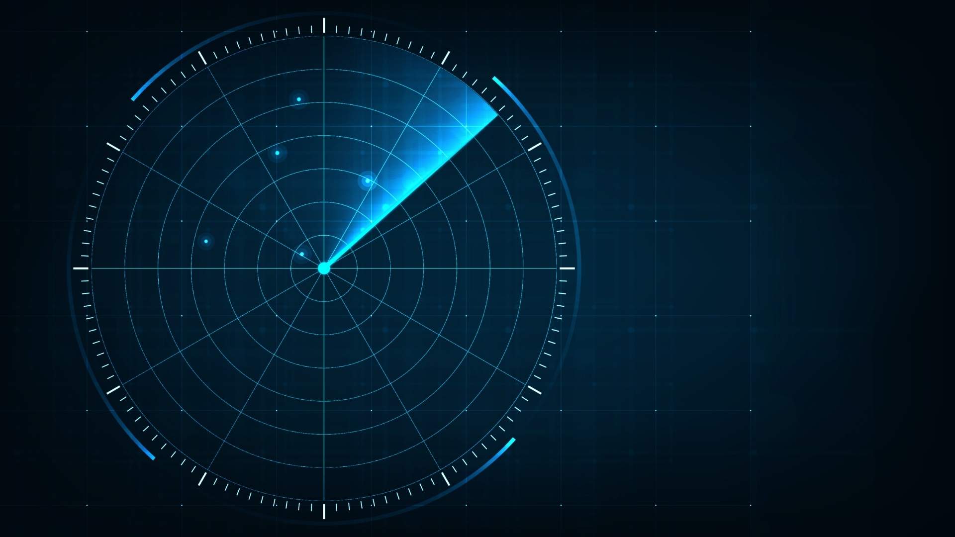 radar screen detecting