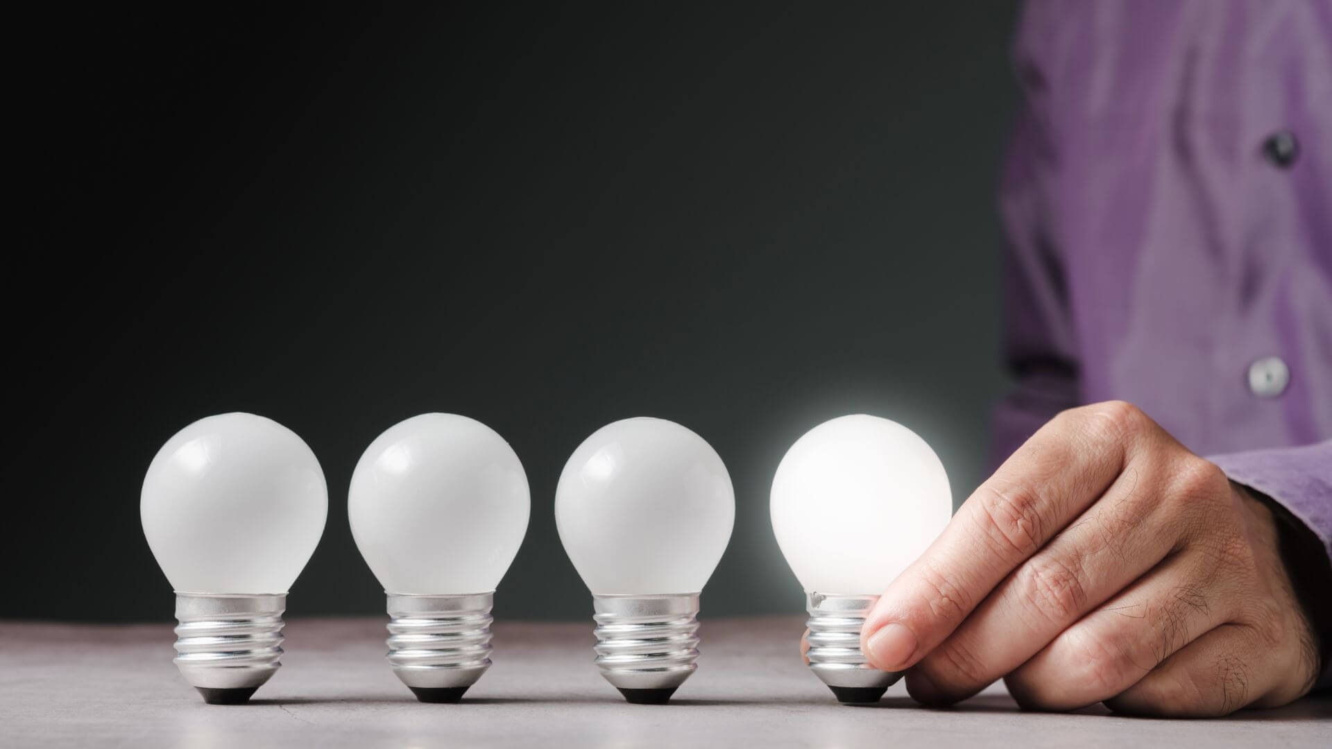 selecting the brightest bulb