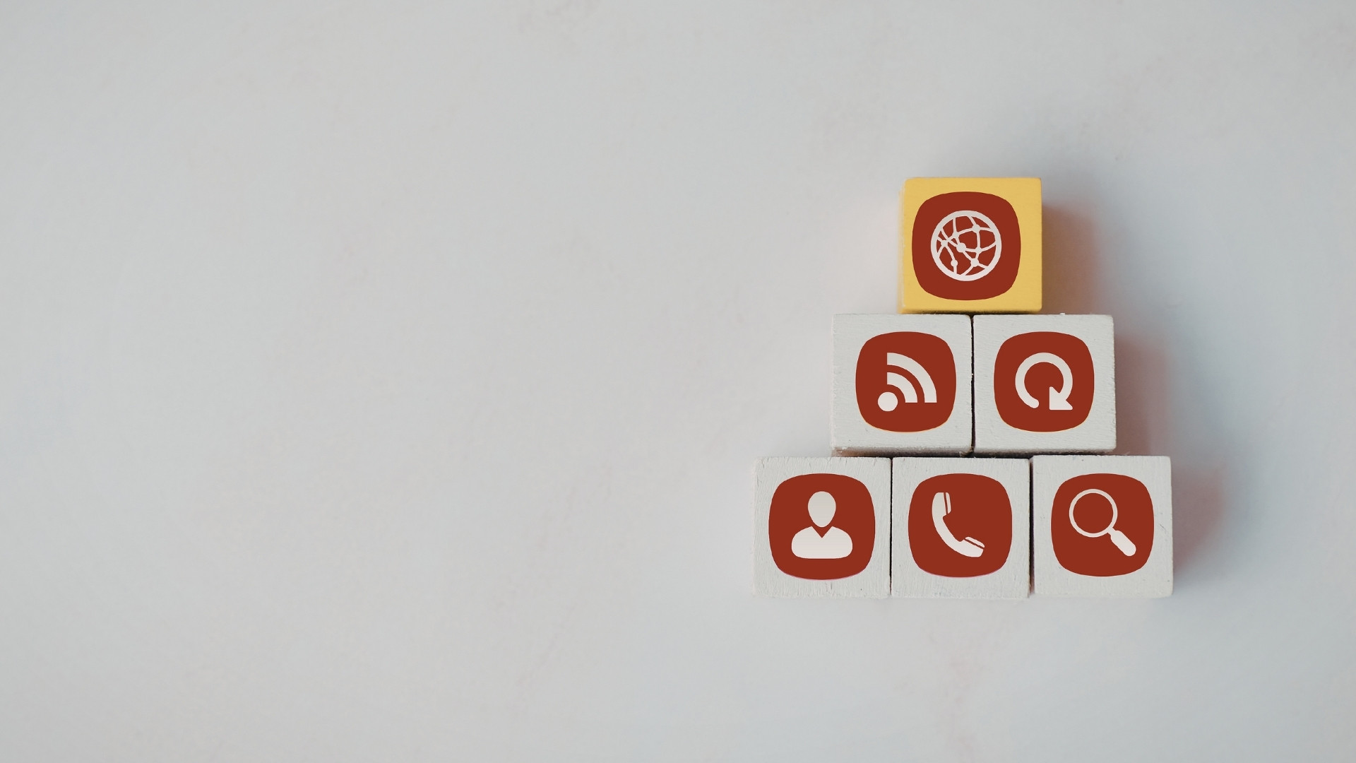 social media icons in white background