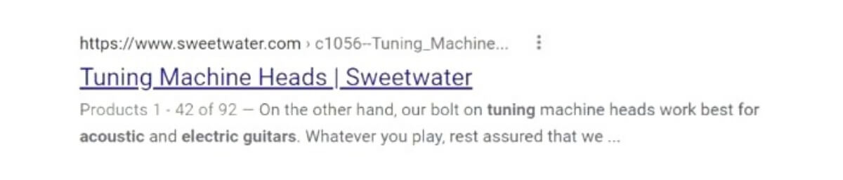 sweet water tuning