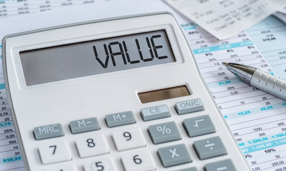 value word written in the calculator
