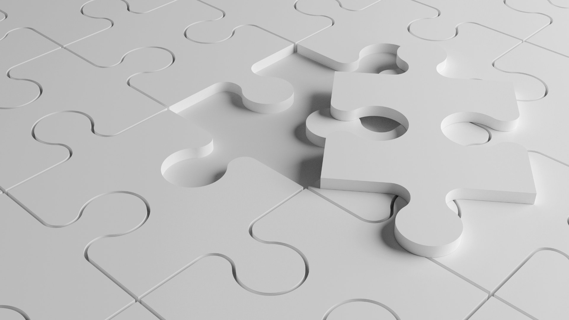 white jigsaw puzzle