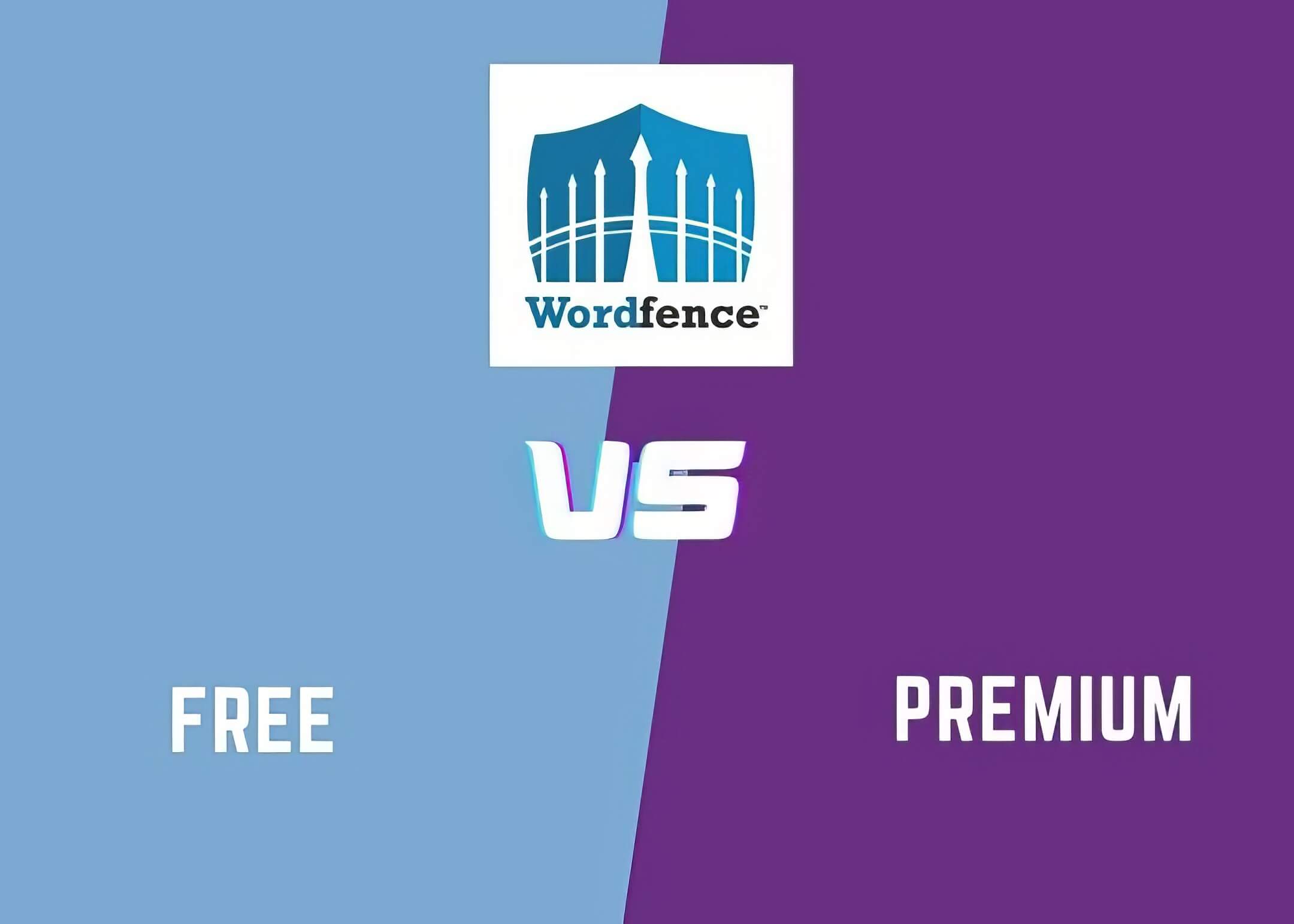 wordfence features free vs. premium